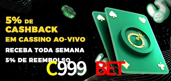 Promoções do cassino ao Vivo C999 Bet